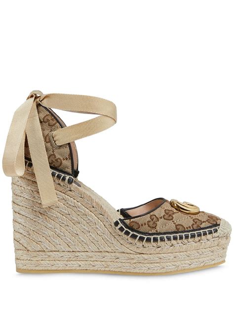 espadrille gucci sandals women|gucci espadrilles farfetch.